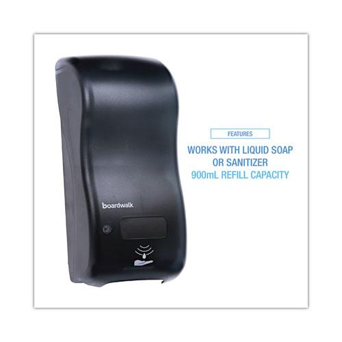 Bulk Fill Foam Soap Dispenser with Key Lock, 900 mL, 5.25 x 4 x 12, Black Pearl. Picture 3
