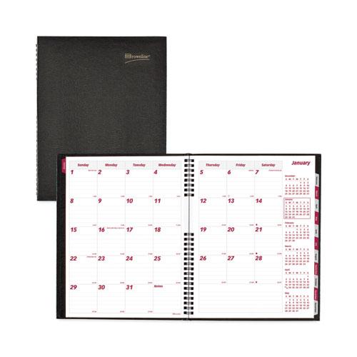 CoilPro 14-Month Ruled Monthly Planner, 11 x 8.5, Black Cover, 14-Month (Dec to Jan): 2023 to 2025. Picture 1