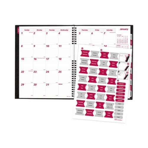 CoilPro 14-Month Ruled Monthly Planner, 11 x 8.5, Black Cover, 14-Month (Dec to Jan): 2023 to 2025. Picture 2