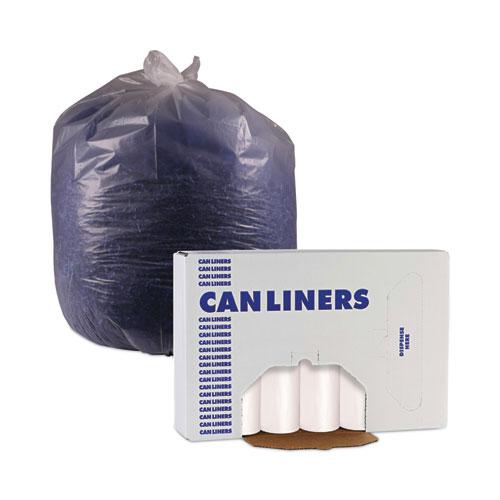 High-Density Can Liners, 10 gal, 6 microns, 24" x 23", Natural, 1,000/Carton. Picture 6