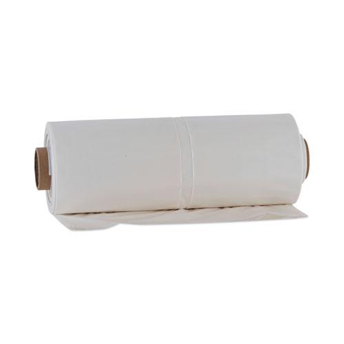 Industrial Drum Liners Rolls, 60 gal, 2.7 mil, 38 x 63, Clear, 1 Roll of 50 Bags. Picture 1