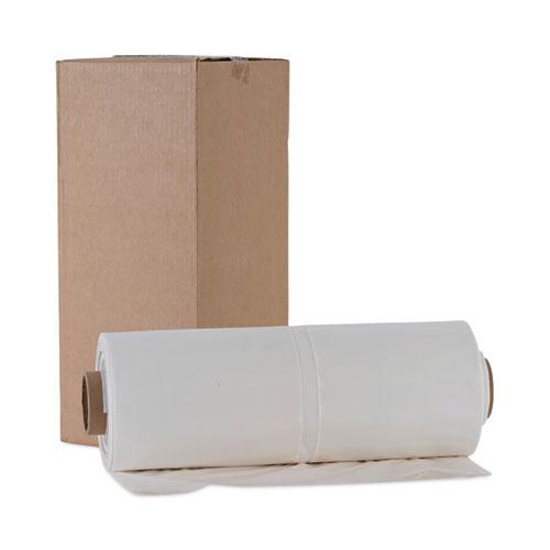 Industrial Drum Liners Rolls, 60 gal, 2.7 mil, 38 x 63, Clear, 1 Roll of 50 Bags. Picture 7