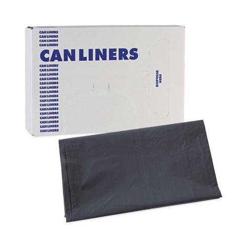Linear Low Density Industrial Can Liners, 33 gal, 1.3 mil, 33 x 39, Gray, 100/Carton. Picture 7