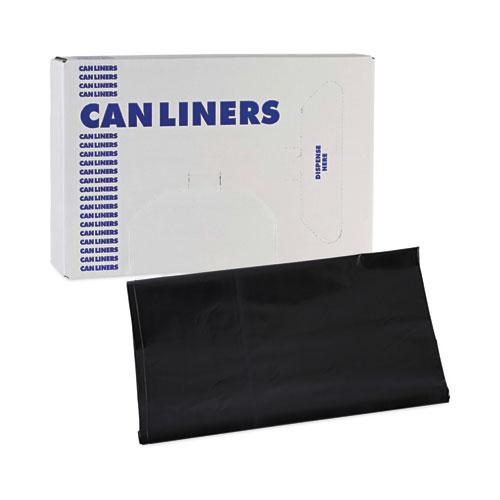Linear Low Density Industrial Can Liners, 45 gal, 1.7 mil, 40 x 46, Black, 100/Carton. Picture 7