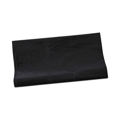 Linear Low Density Industrial Can Liners, 56 gal, 1.7 mil, 43 x 47, Black, 100/Carton. Picture 1