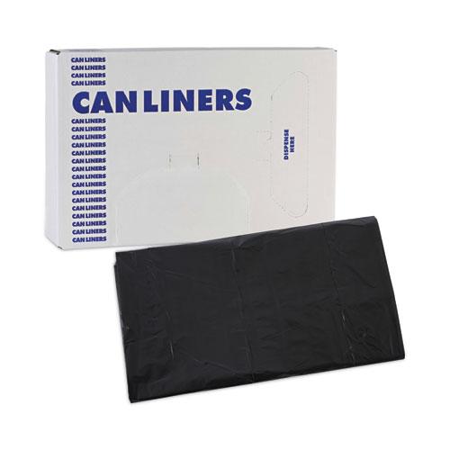 Linear Low Density Industrial Can Liners, 45 gal, 0.7 mil, 40 x 46, Black, 100/Carton. Picture 7