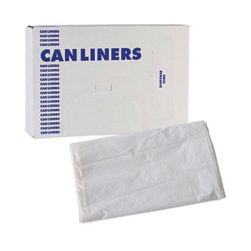 Linear Low Density Industrial Can Liners, 30 gal, 0.7 mil, 30 x 36, White, 200/Carton. Picture 7