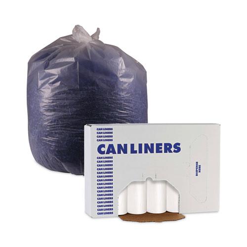 Linear Low Density Can Liners, 30 gal, 0.5 mil, 30" x 36", White, 10 Bags/Roll, 20 Rolls/Carton. Picture 6