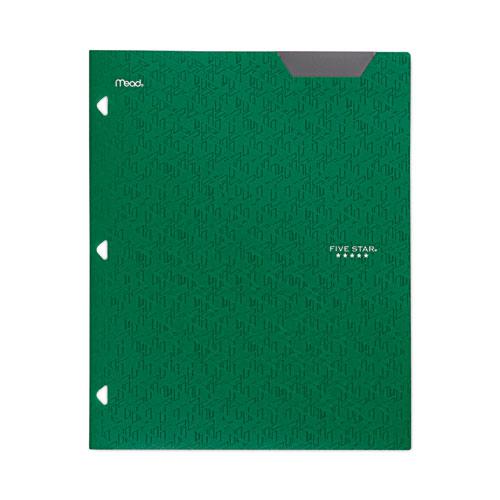 Two-Pocket Stay-Put Plastic Folder, 11 x 8.5, Assorted, 4/Pack. Picture 6