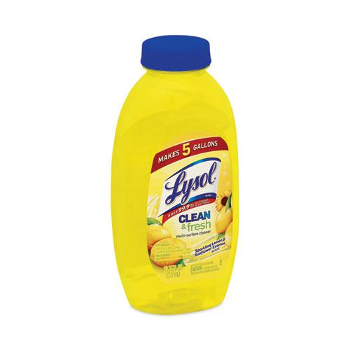 Clean and Fresh Multi-Surface Cleaner, Sparkling Lemon and Sunflower Essence, 10.75 oz Bottle, 20/Carton. Picture 2