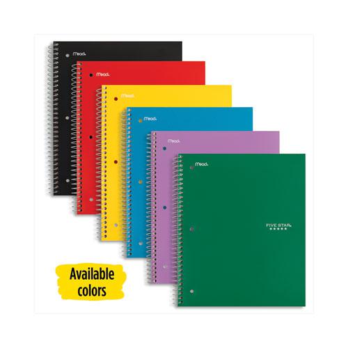 Wirebound Notebook, 1-Subject, Wide/Legal Rule, Assorted Cover Colors, (100) 10.5 x 8 Sheets, 6/Pack. Picture 3