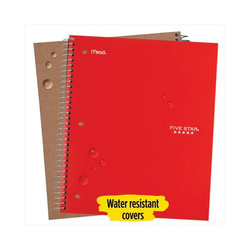 Wirebound Notebook, 1-Subject, Wide/Legal Rule, Assorted Cover Colors, (100) 10.5 x 8 Sheets, 6/Pack. Picture 10