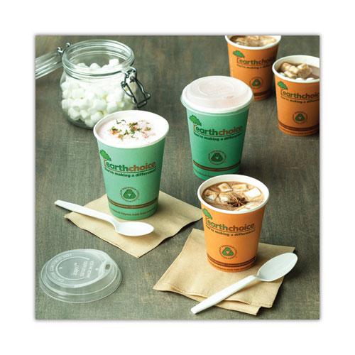 EarthChoice Compostable Paper Cup, 12 oz, Teal, 1,000/Carton. Picture 2