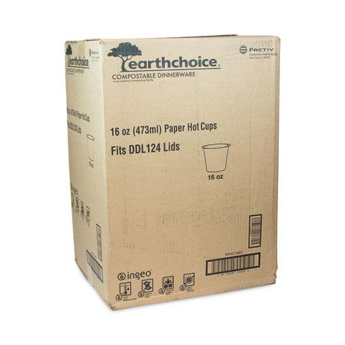 EarthChoice Compostable Paper Cup, 16 oz, Green, 1,000/Carton. Picture 2