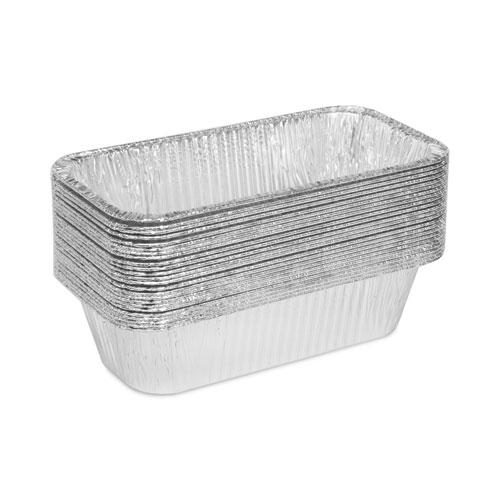 Aluminum Steam Table Pan, One-Third Size Deep Loaf Pan, 3" Deep, 5.9 x 8.04, 200/Carton. Picture 3