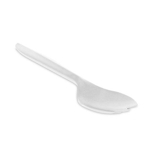 Fieldware Cutlery, Spork, Mediumweight, White, 1,000/Carton. Picture 1