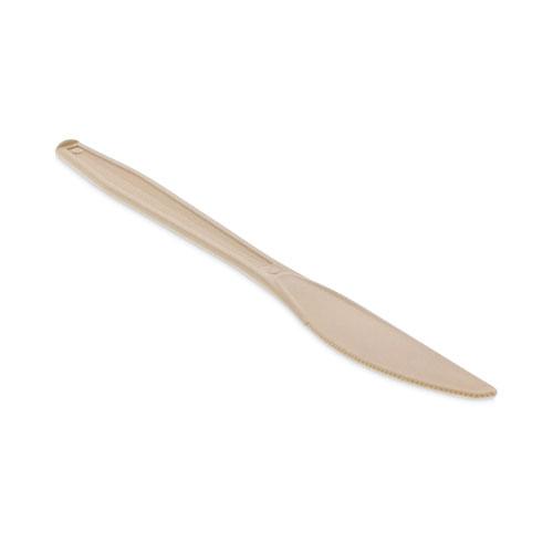 EarthChoice PSM Cutlery, Heavyweight, Knife, 7.5", Tan, 1,000/Carton. Picture 1