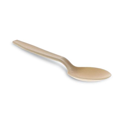 EarthChoice PSM Cutlery, Heavyweight, Spoon, 5.88", Tan, 1,000/Carton. Picture 1