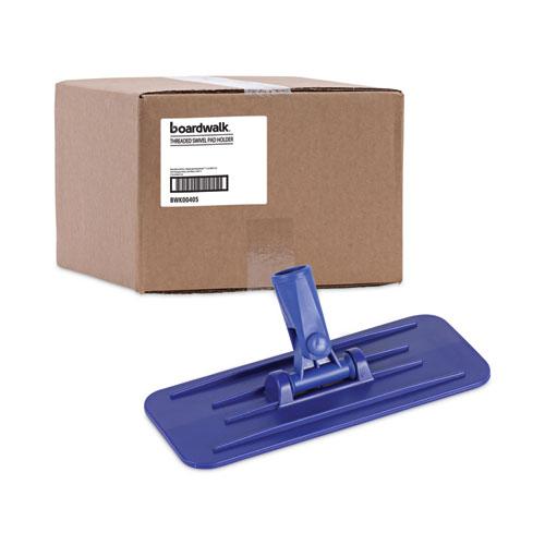 Swivel Pad Holder, Plastic, Blue, 4 x 9, 12/Carton. Picture 7
