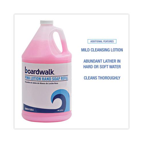 Mild Cleansing Pink Lotion Soap, Cherry Scent, Liquid, 1 gal Bottle. Picture 4