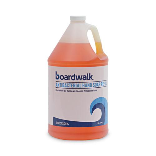 Antibacterial Liquid Soap, Clean Scent, 1 gal Bottle, 4/Carton. Picture 1