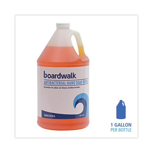 Antibacterial Liquid Soap, Clean Scent, 1 gal Bottle, 4/Carton. Picture 2