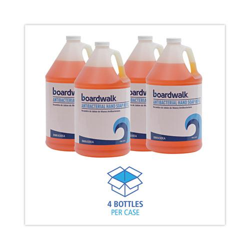 Antibacterial Liquid Soap, Clean Scent, 1 gal Bottle, 4/Carton. Picture 3