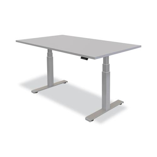 Levado Laminate Table Top, 60" x 30", Gray. Picture 2