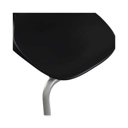 SmartLink Four-Leg Chair, 19.5" x 19.63" x 31", Onyx Seat, Onyx Base, 4/Carton. Picture 2
