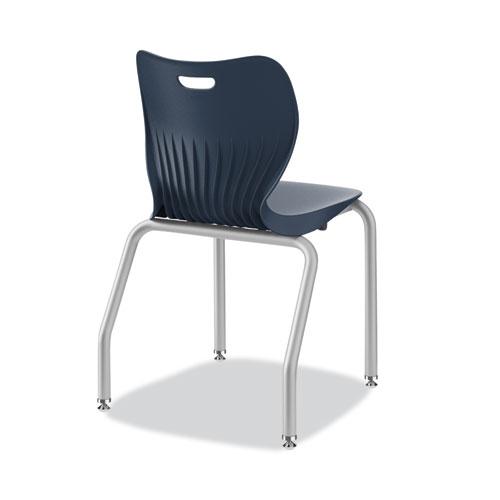 SmartLink Four-Leg Chair, 19.5" x 19.63" x 31", Regatta Seat, Regatta Base, 4/Carton. Picture 3
