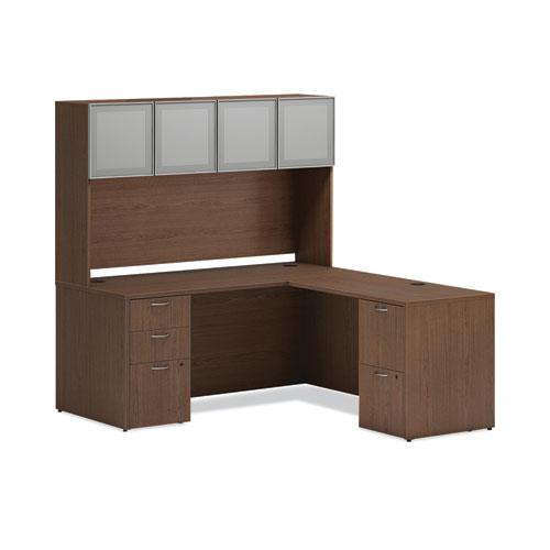 Mod Return Shell, Reversible (Left or Right), 48w x 24d x 29h, Sepia Walnut. Picture 2