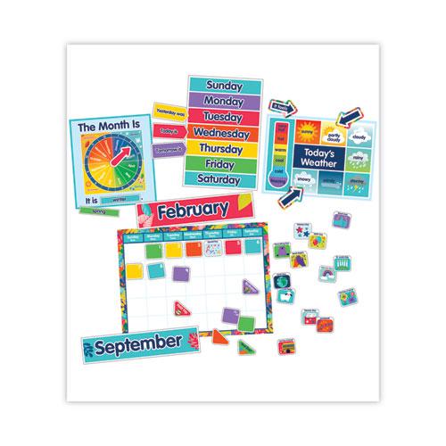 Calendar Bulletin Board Set, One World, 134 Pieces. Picture 1