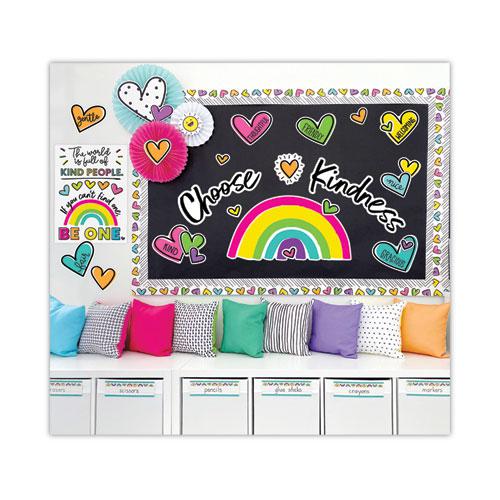 Motivational Bulletin Board Set, Kind Vibes, 75 Pieces. Picture 2