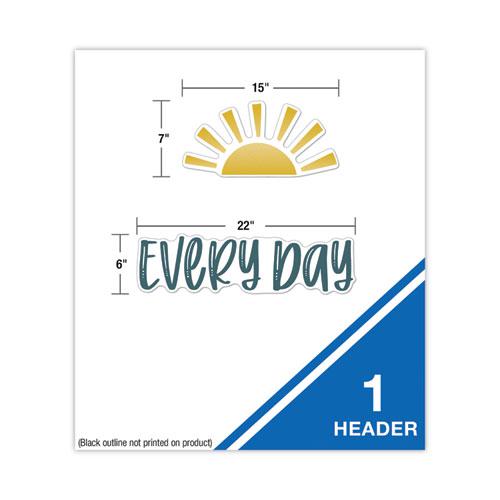 Motivational Bulletin Board Set, Everyday Is an Adventure, 42 Pieces. Picture 2