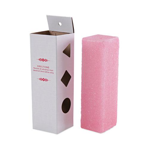 Deodorizing Para Wall Blocks, 24 oz, Pink, Cherry, 6/Box. Picture 1