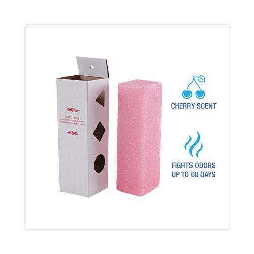 Deodorizing Para Wall Blocks, 24 oz, Pink, Cherry, 6/Box. Picture 3