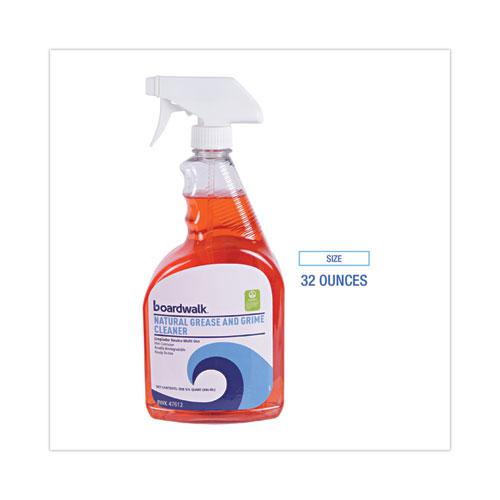 Boardwalk Green Natural Grease and Grime Cleaner, 32 oz Spray Bottle, 12/Carton. Picture 2