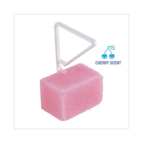 Toilet Bowl Para Deodorizer Block, Cherry Scent, 4 oz, Pink, 144/Carton. Picture 3
