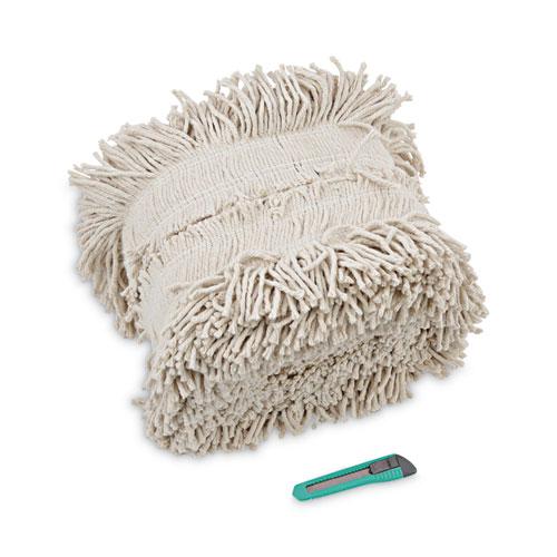 Flash Forty Disposable Dustmop, Cotton, 5", Natural. Picture 6