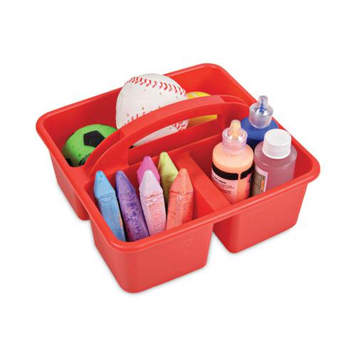 Antimicrobial Creativity Storage Caddy, Red. Picture 4