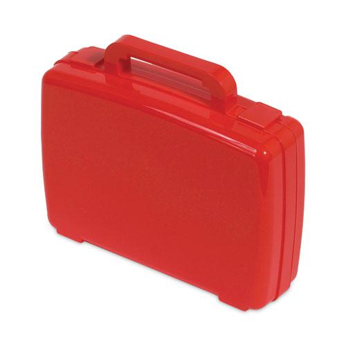 Little Artist Antimicrobial Storage Case, Red. Picture 1