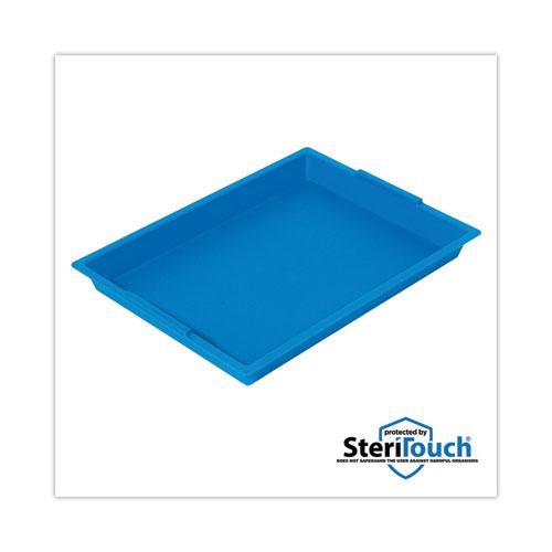 Little Artist Antimicrobial Finger Paint Tray, 16 x 1.8 x 12, Blue. Picture 5