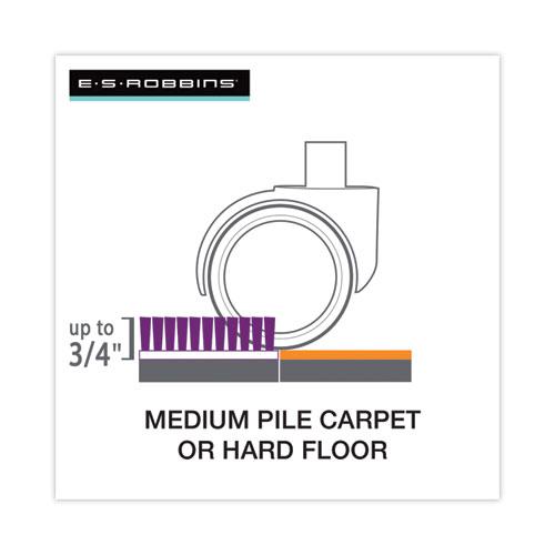 Floor+Mate, For Hard Floor to Medium Pile Carpet up to 0.75", 46 x 48, Black. Picture 3