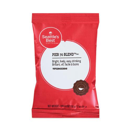 Premeasured Coffee Packs, Pier 70 Blend, 2.1 oz Packet, 72/Box. Picture 1