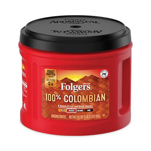Coffee, 100% Colombian, 24.2 oz Canister. Picture 1