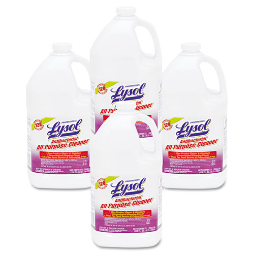 Antibacterial All-Purpose Cleaner Concentrate, 1 gal Bottle, 4/Carton. Picture 2