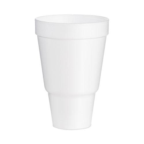 Foam Drink Cups, 32 oz, Tapered Bottom, White, 25/Bag, 20 Bags/Carton. Picture 1