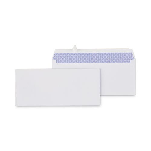 Peel Seal Strip Security Tint Business Envelope, #10, Square Flap, Self-Adhesive Closure, 4.25 x 9.63, White, 500/Box. Picture 2