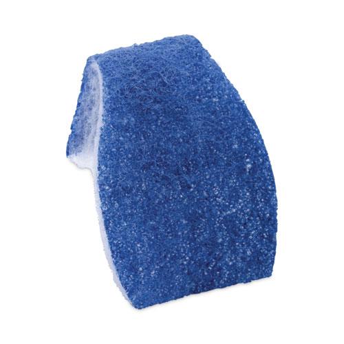 Disposable Toilet Scrubber Refill, Blue/White, 10/Pack. Picture 8