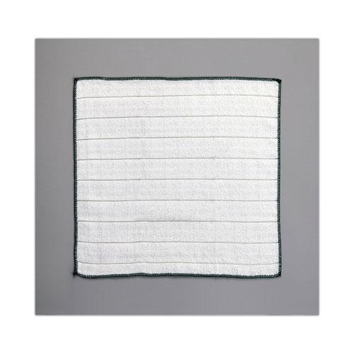 Kitchen Cleaning Cloth, Microfiber, 11.4 x 12.4, White, 2/Pack, 12 Packs/Carton. Picture 2